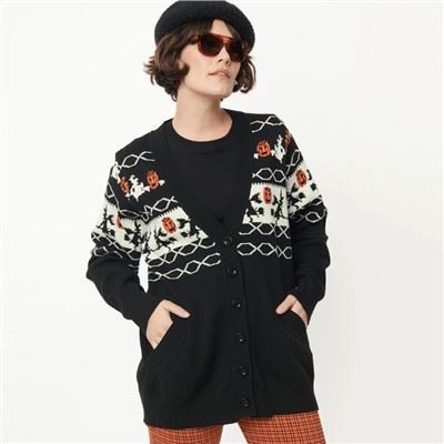 Halloween dámský svetr cardigan